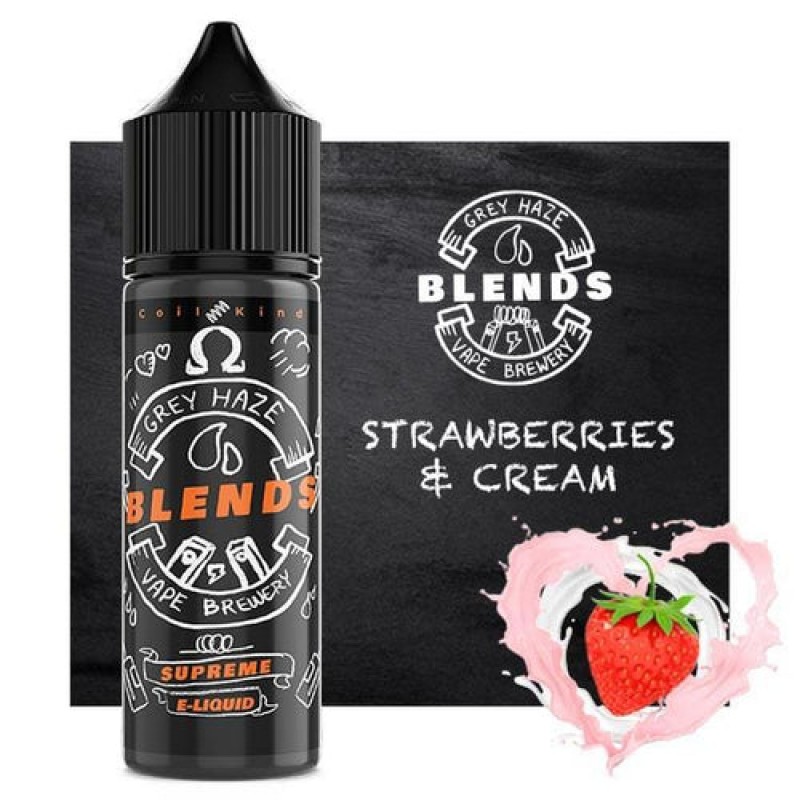 Strawberry Cream - Grey Haze Blends – Short Fill