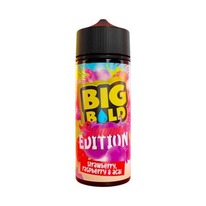 Strawberry Raspberry & Acai by Big Bold Summer Edition Short Fill 100ml