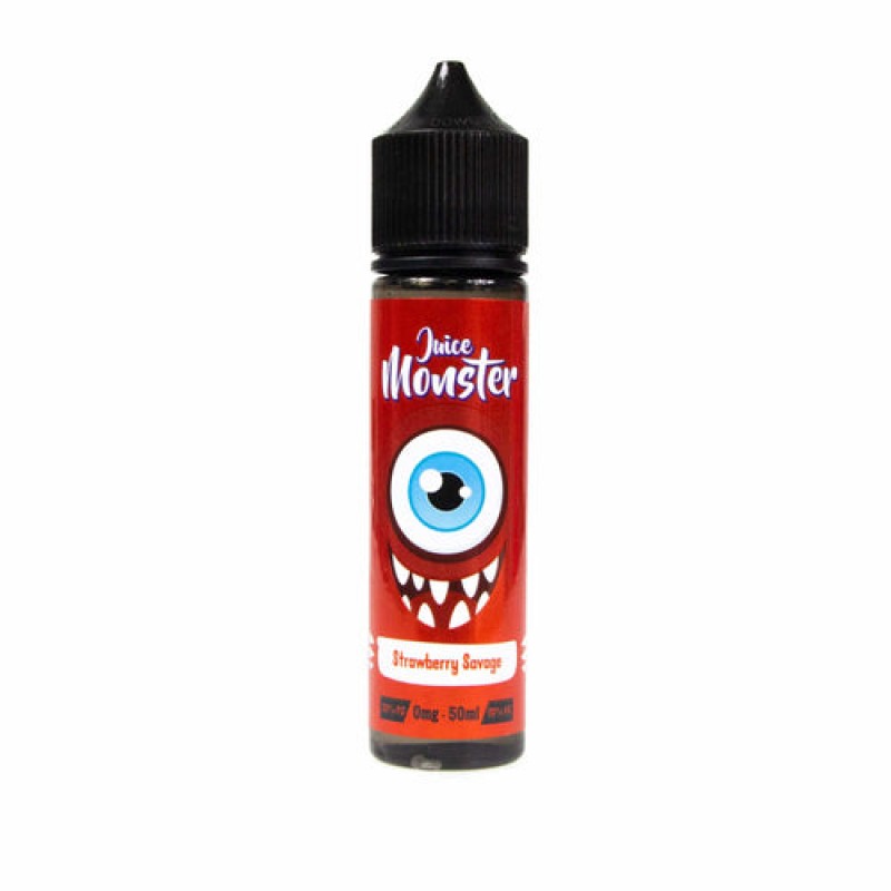 Strawberry Savage by Juice Monster Short Fill 50ml