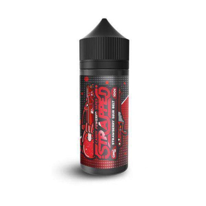 Strawberry Sour Belts By Strapped Short Fill 100ml