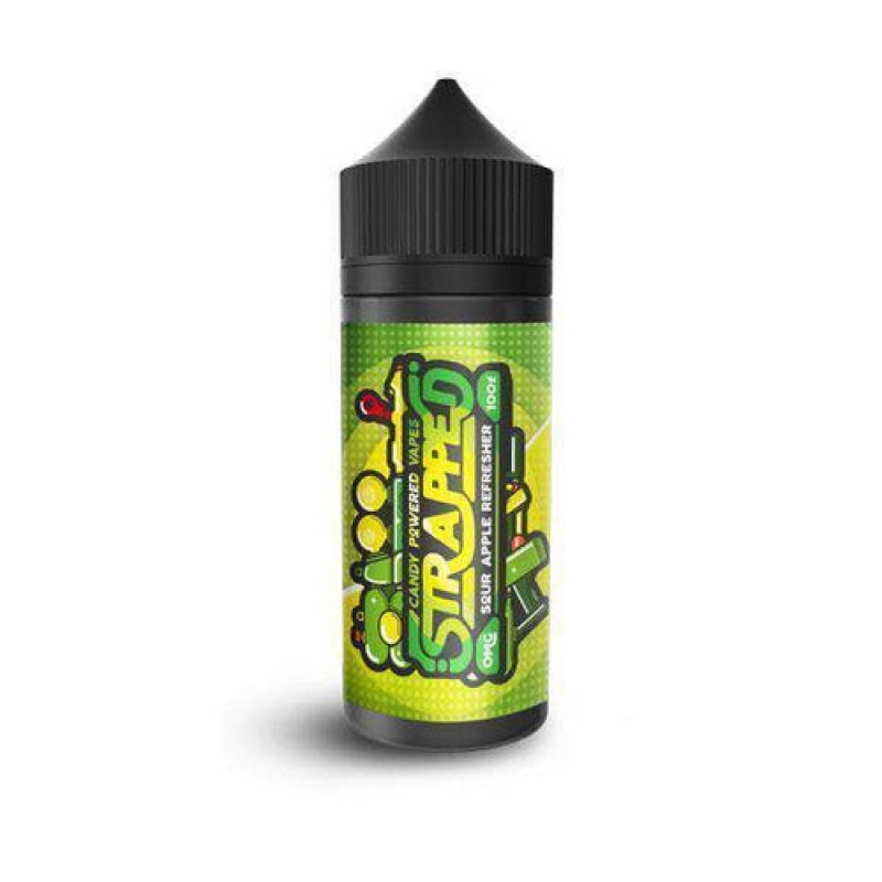 Sour Apple Refresher By Strapped Short Fill 100ml