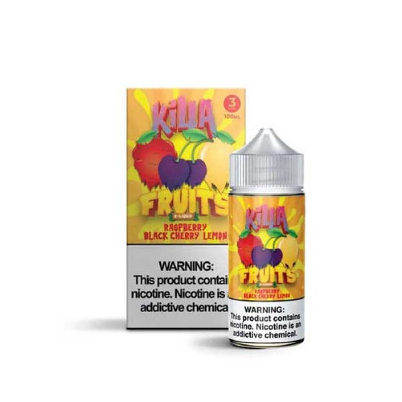 Raspberry Black Cherry Lemon by Killa Fruits Short Fill 100ml