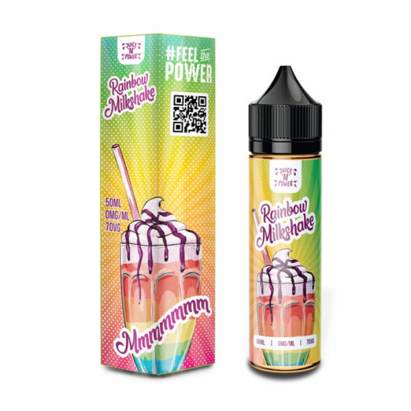Rainbow Milkshake by Juice N Power Short Fill 50ml