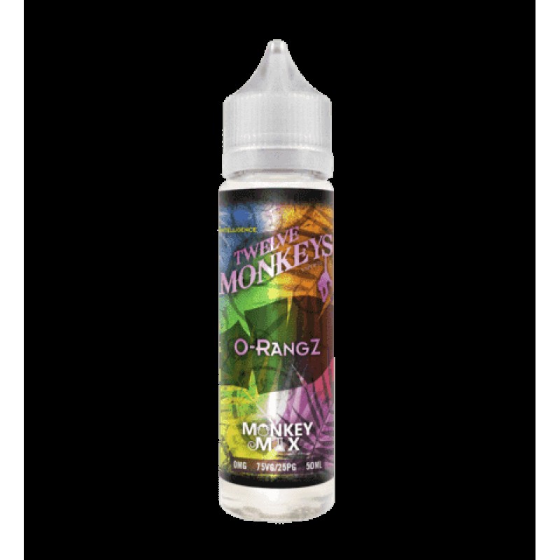 O-RangZ - Twelve Monkeys - 50ml Short Fill