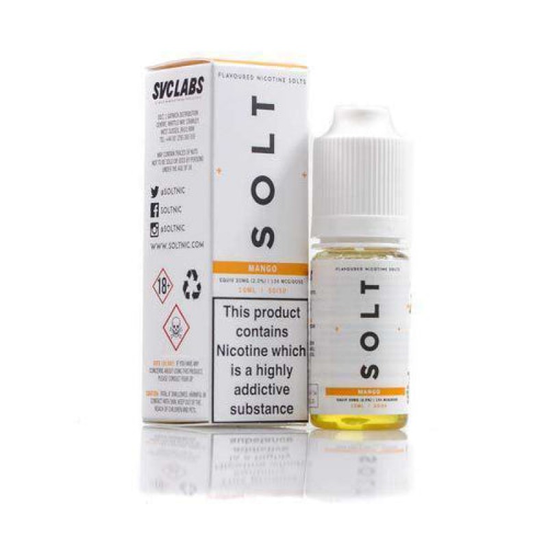 Mango - SOLT Nic salt E-Liquid - 50/50 - 10ml
