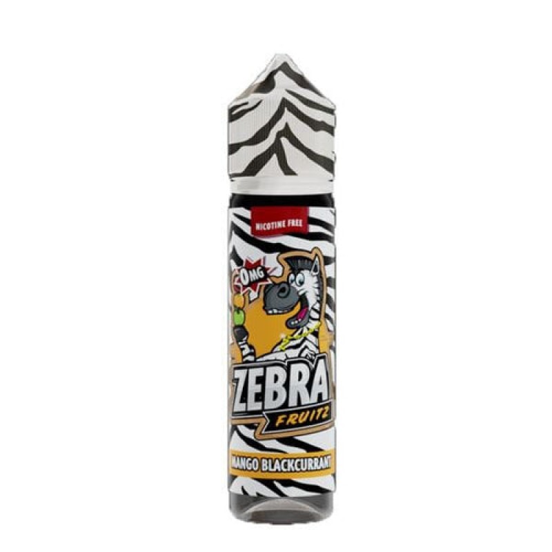 Mango Blackcurrant Zebra Fruitz Short Fill 50ml