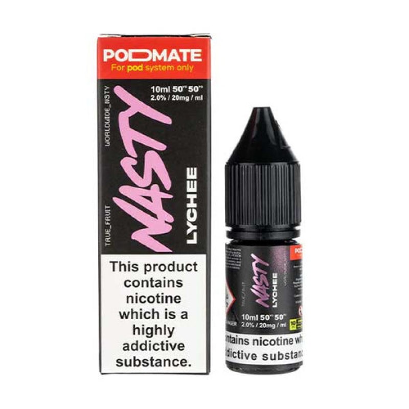 Lychee Podmate Nic Salt by Nasty Juice