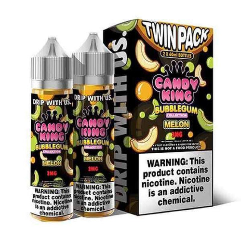 Melon Bubblegum by Candy King Short Fill 2 x 50ml