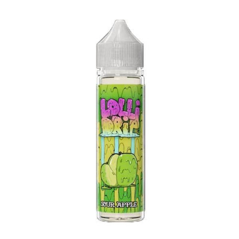 Lollidrip Sour Apple Short Fill 50ml