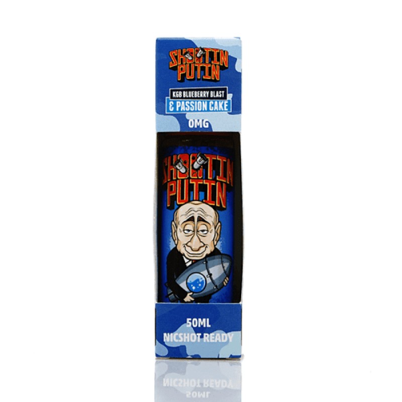 KGB Blueberry Blast & Passion Cake - Shooting Putin – 50ml Short Fill