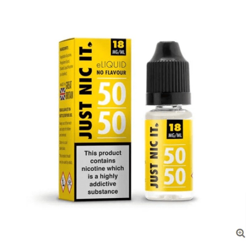 Just Nic It 50/50 18mg Nicotine Shot