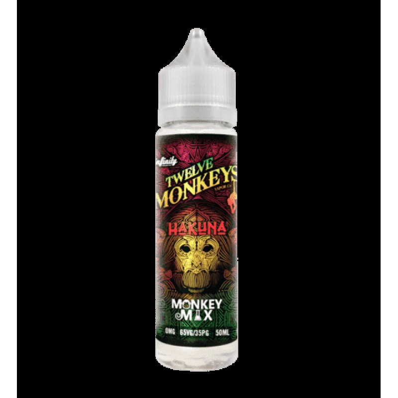 Hakuna - Twelve Monkeys - 50ml Short Fill