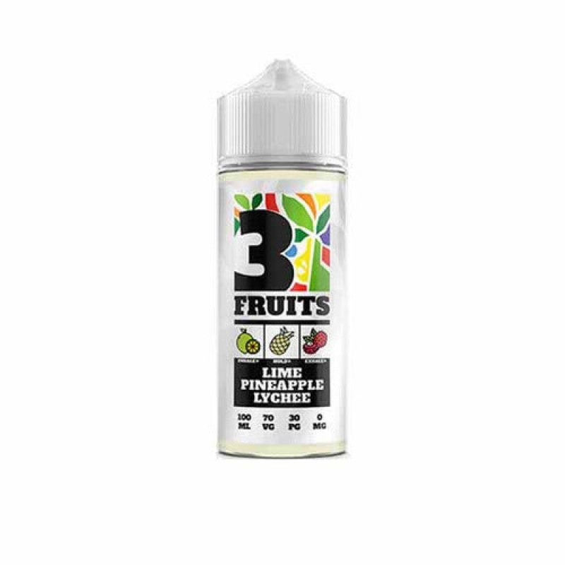 Lime Pineapple Lychee by 3 Fruits Short Fill 100ml