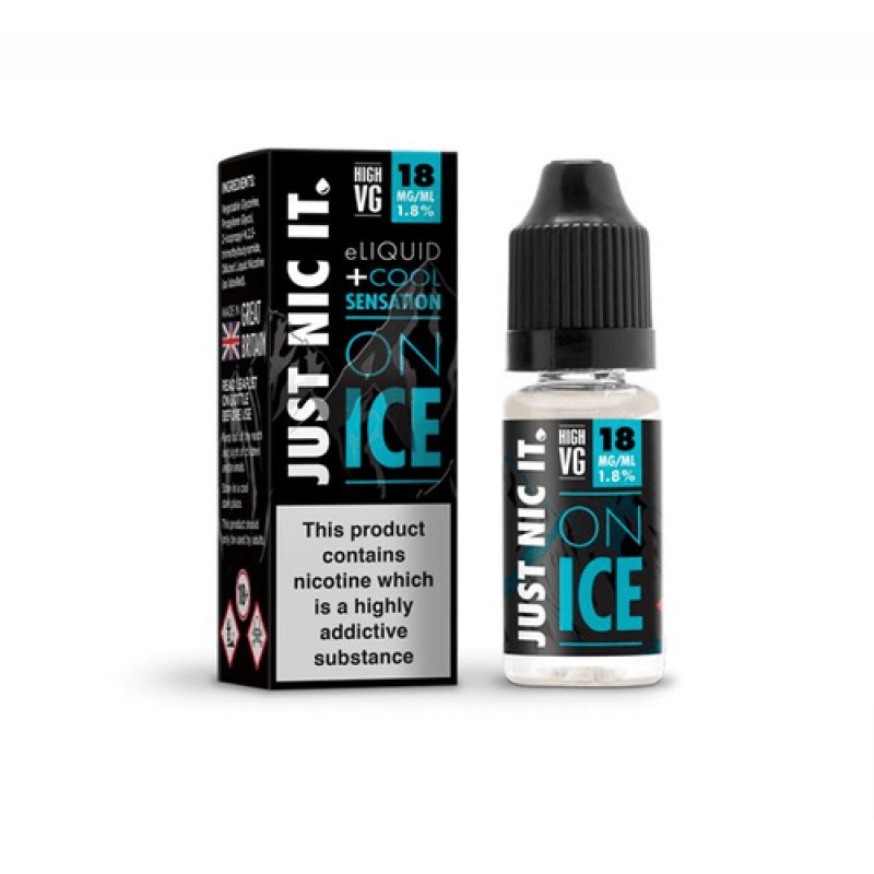Just Nic It On Ice 80/20 18mg High VG Nicotine Sho...