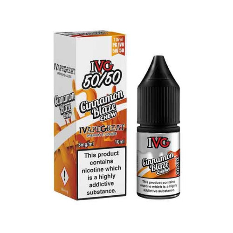 Cinnamon Blaze 50/50 E-Liquid by IVG 10ml