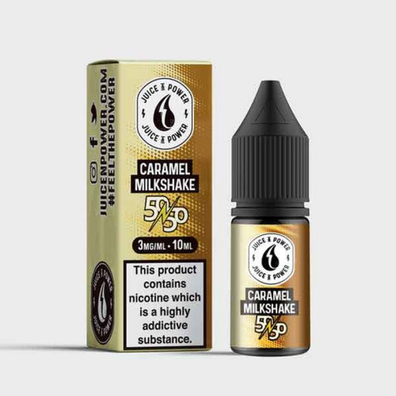 Caramel Milkshake by Juice N Power 50/50 E-Liquid ...