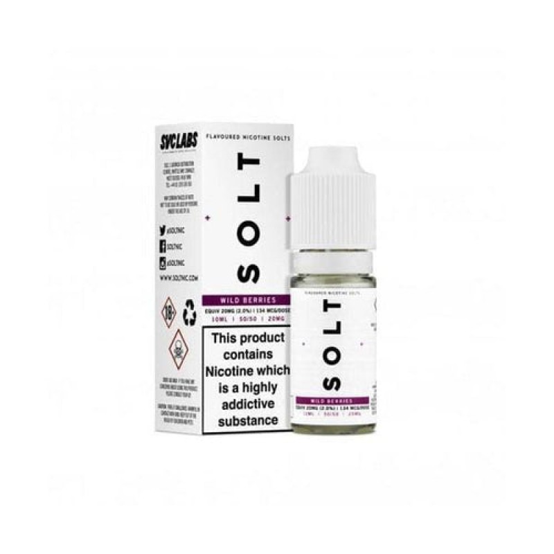 Wild Berries - SOLT Nic salt E-Liquid - 50/50 - 10ml