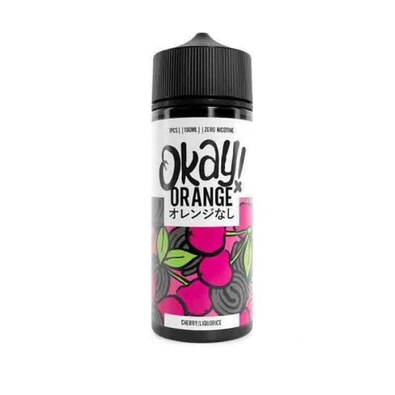 Cherry Liquorice by Okay Orange Short Fill 100ml