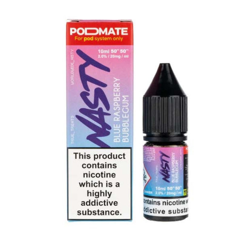 Blue Raspberry Bubblegum Podmate Nic Salt by Nasty...
