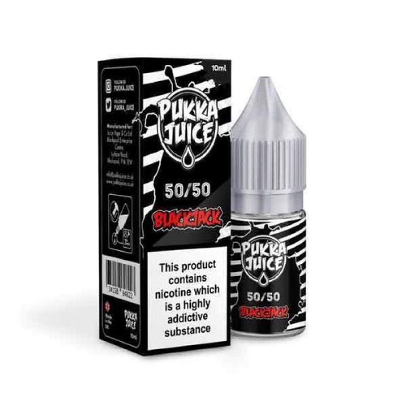 BlackJack by Pukka Juice 50/50 E-Liquid 10ml