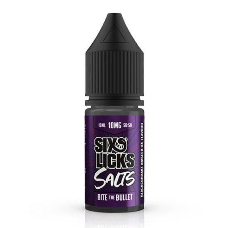 Bite the Bullet by Six Licks Salt Nic E-Liquid 10m...