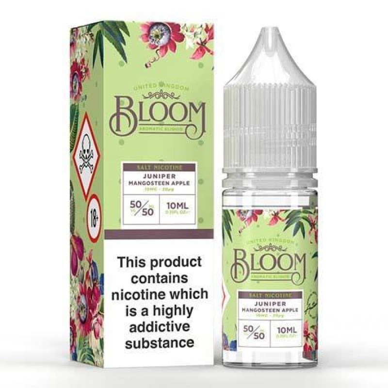 Juniper Mangosteen Apple Nic Salt by Bloom
