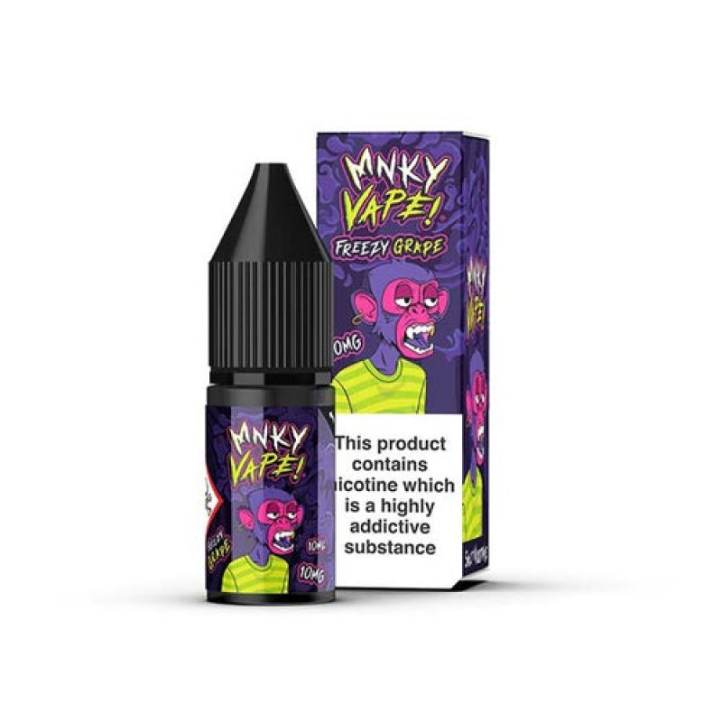 MNKY Vape Nic Salt Freezy Grape