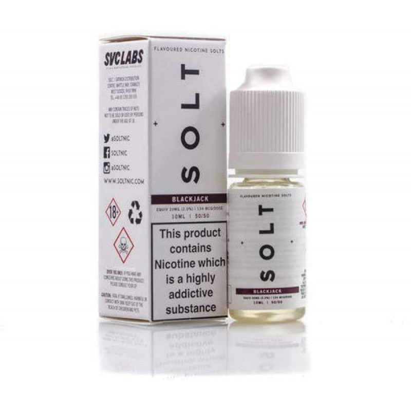 Blackjack - SOLT Nic salt E-Liquid - 50/50 - 10ml