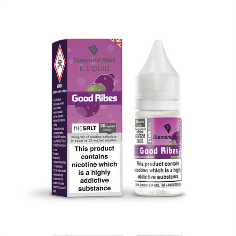 Diamond Mist E-Liquid Good Ribes Nic Salt