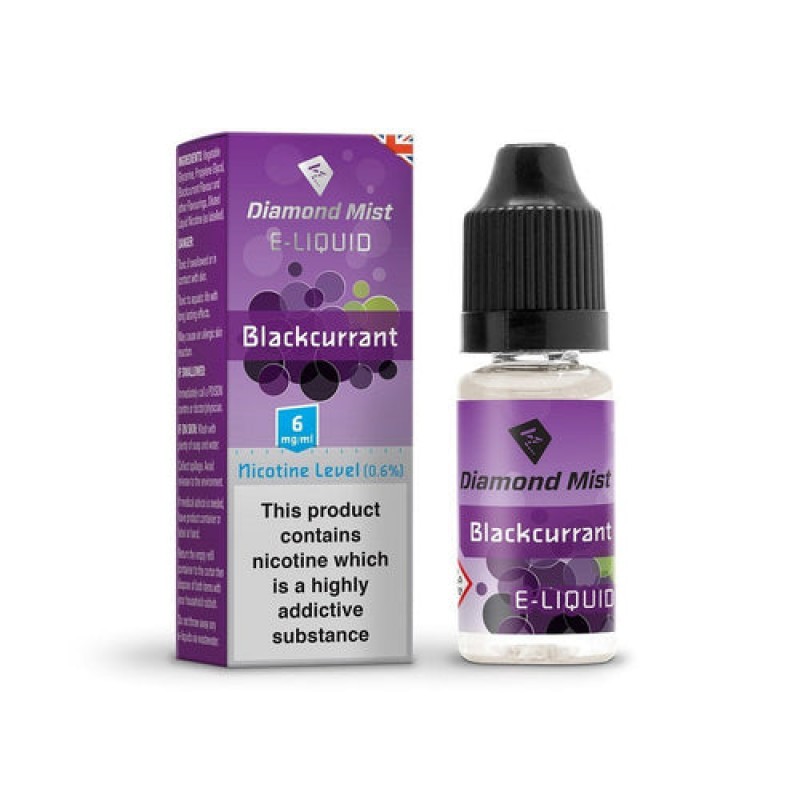 Blackcurrant Diamond Mist E-Liquid 10ml