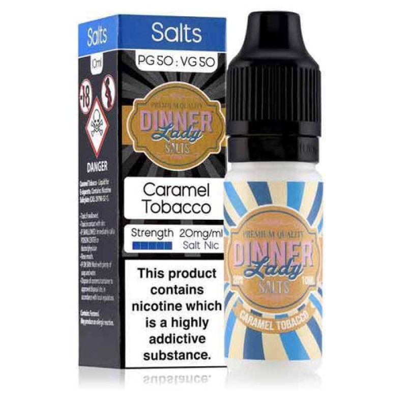 Caramel Tobacco Nic Salt E-Liquid by Dinner Lady