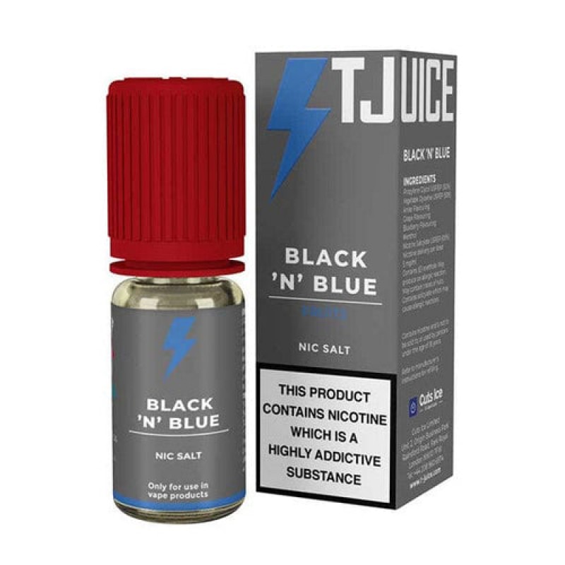Black N Blue Nicotine Plus Nic Salt by T-Juice