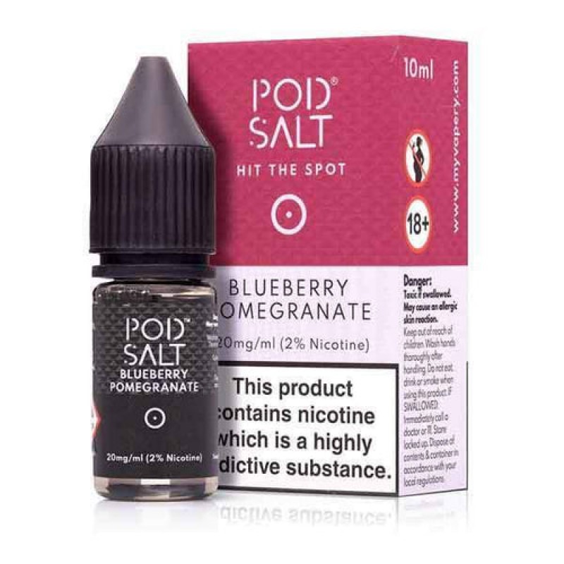 Blueberry Pomegranate Nicotine Salt E-Liquid by Po...