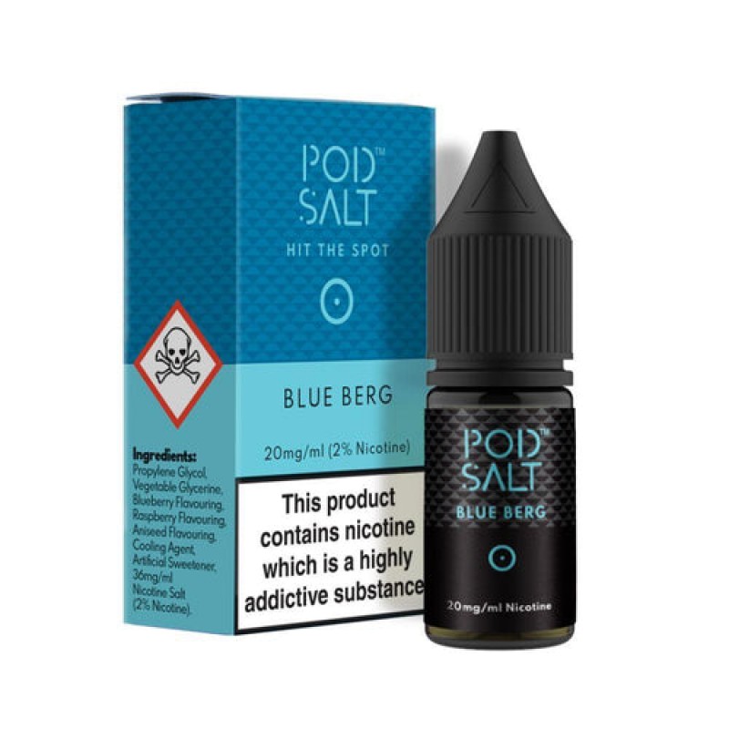 Blue Berg Nicotine Salt E-Liquid by Pod Salt
