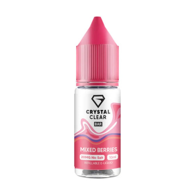 Crystal Clear Bar Nic Salts Mixed Berries