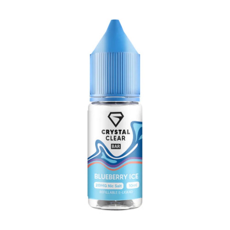 Crystal Clear Bar Nic Salts Blueberry Ice