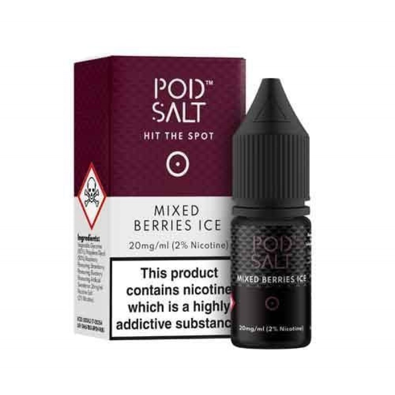 Mixed Berries Ice Nicotine Salt E-Liquid by Pod Salt