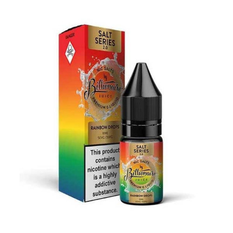 Rainbow Drops Nic Salt by Billionaire Juice