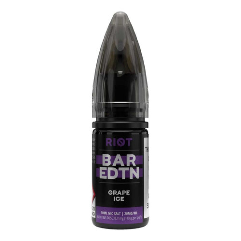 Grape Ice Nic Salt by Riot Squad Bar EDTN