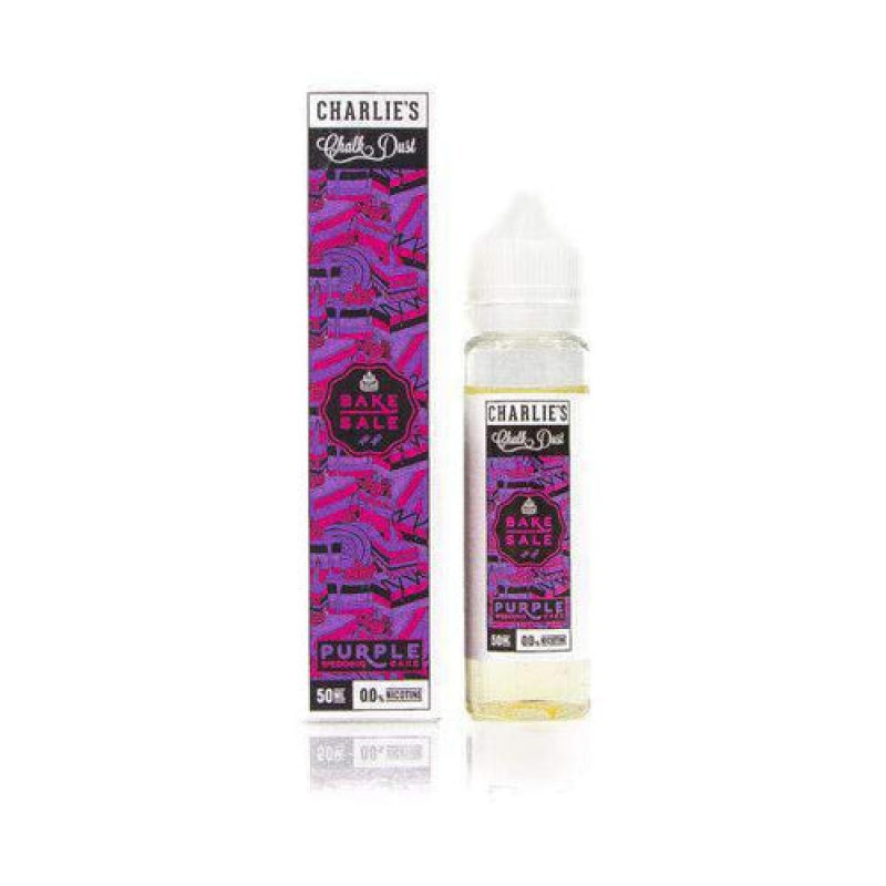 Bake Sale Purple Wedding Cake by Charlie's Chalk D...