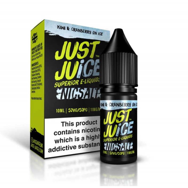 Kiwi Cranberry by Just Juice Salt Nic E-Liquid 10ml