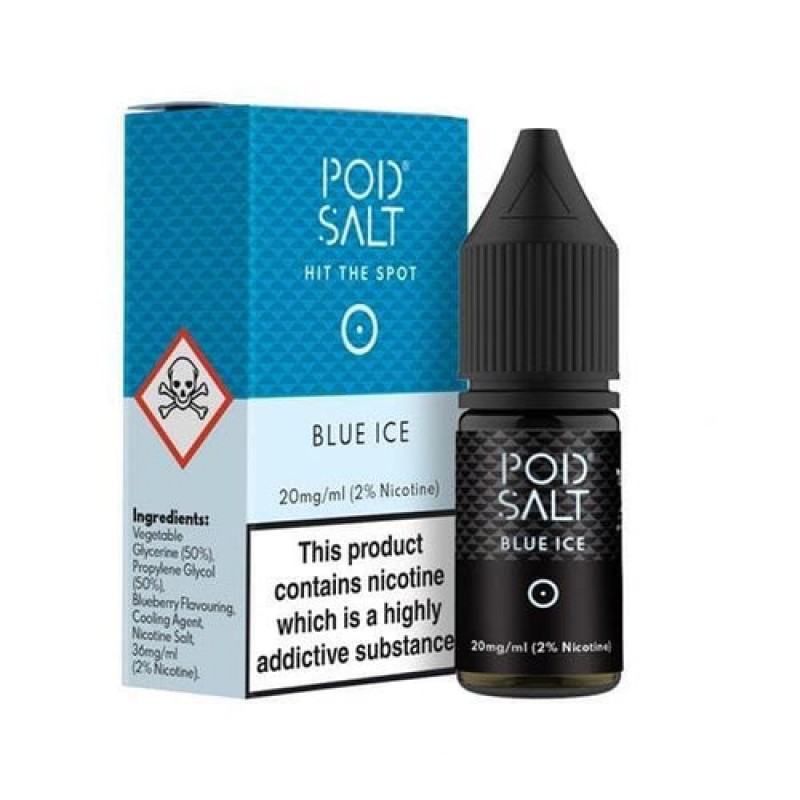 Blue Ice Nicotine Salt E-Liquid by Pod Salt