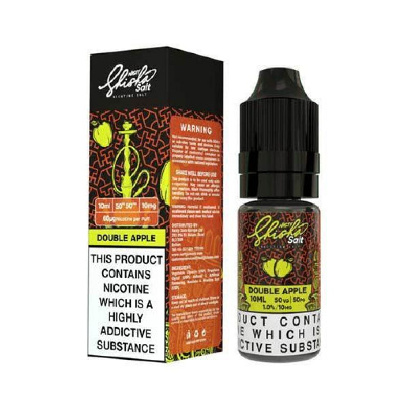 Double Apple Nasty Shisha Nicotine Salt