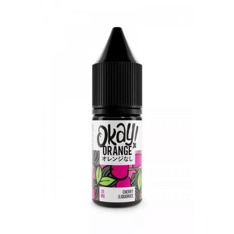 Cherry Liquorice Nic Salt by Okay Orange
