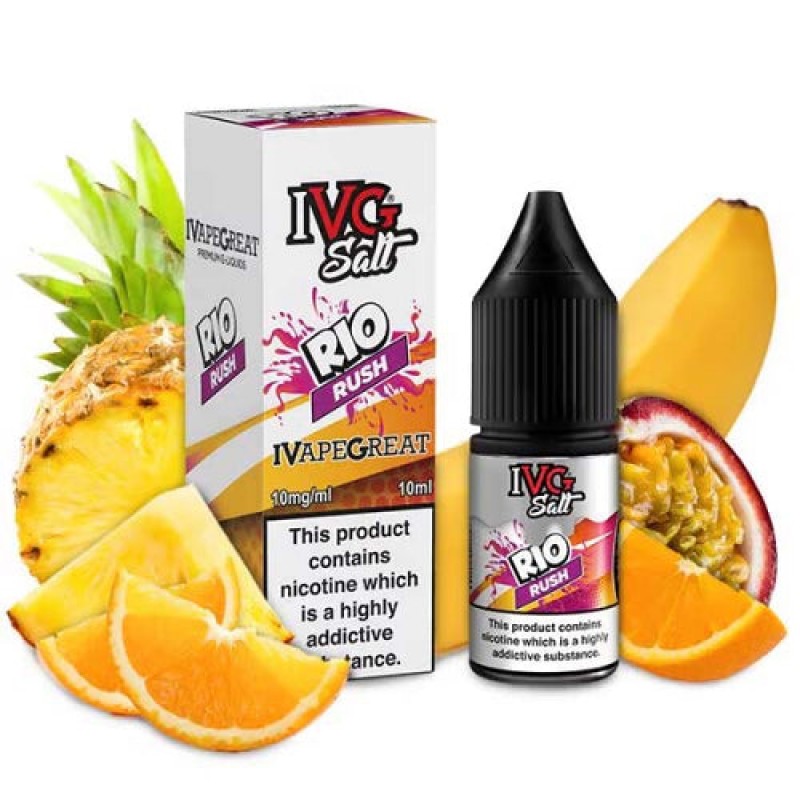 Rio Rush Salt E-Liquid By IVG Drinks 10ml