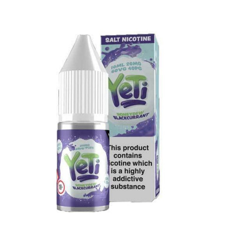 Honeydew Blackcurrant by Yeti Salts E-Liquid 10ml