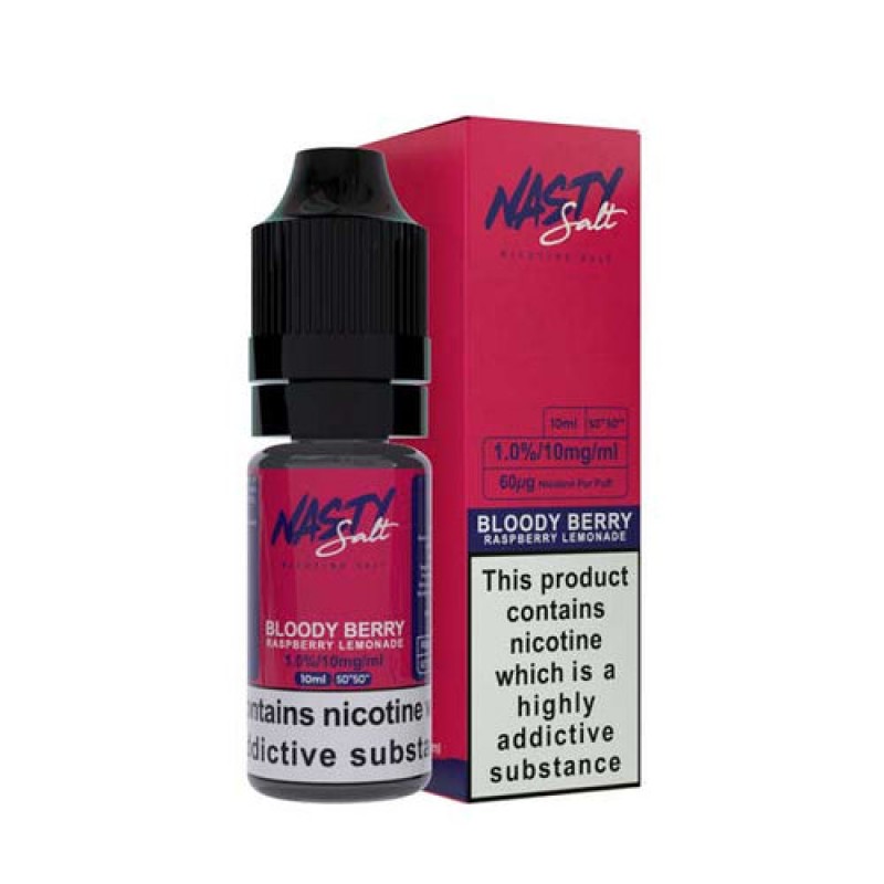 Bloody Berry Nasty Salt Eliquid 10ml