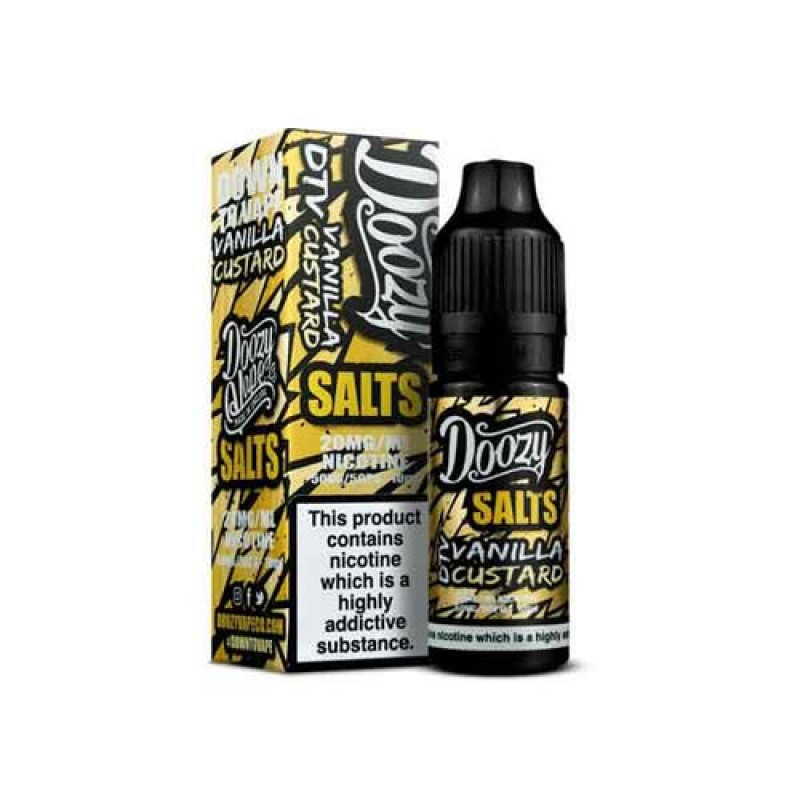 Vanilla Custard by Doozy Salts Nic Salt 10ml