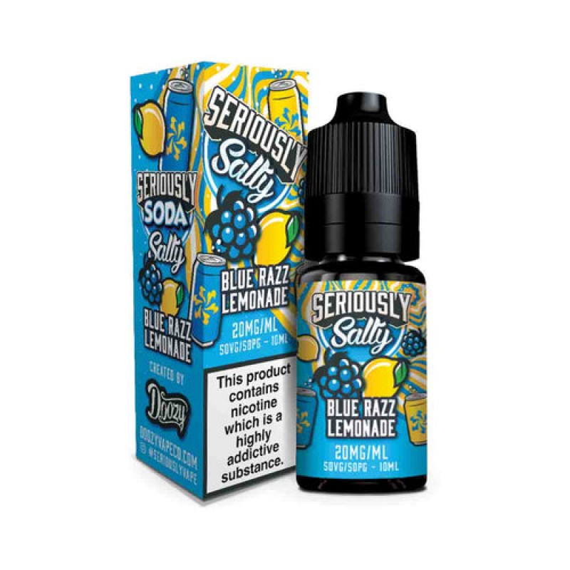 Blue Razz Lemonade - Seriously Salty Soda Nic Salt