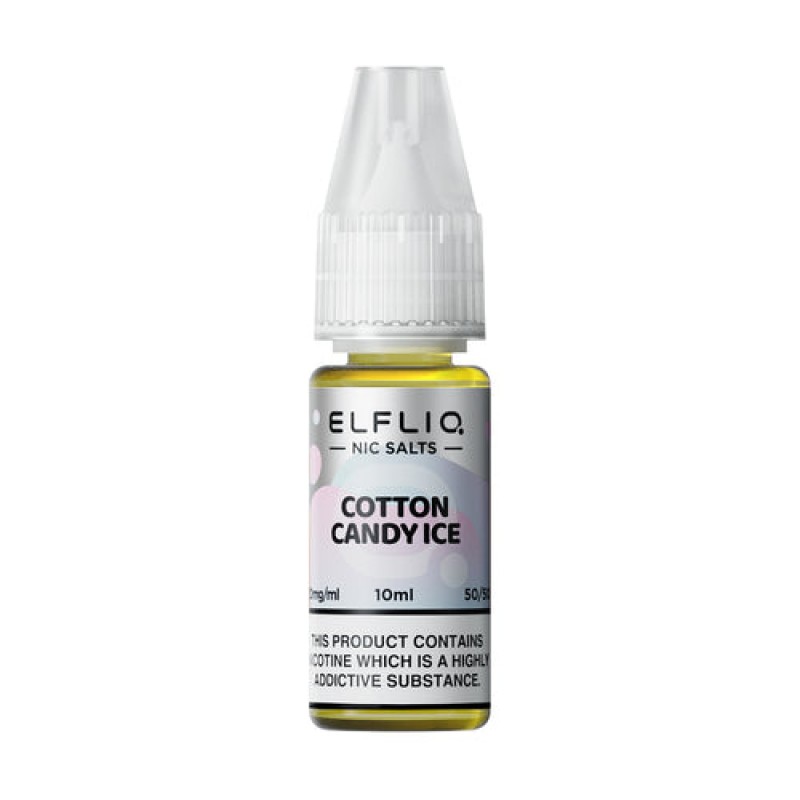 Elfliq Cotton Candy Ice Nic Salt by ELF Bar
